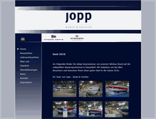Tablet Screenshot of jopp-boote-yachten.de